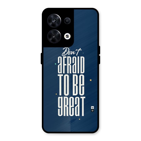 To Be Great Metal Back Case for Oppo Reno8 5G