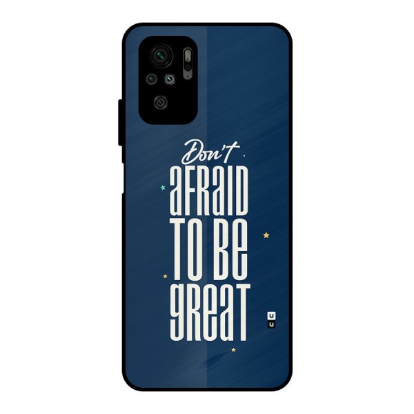 To Be Great Metal Back Case for Redmi Note 10