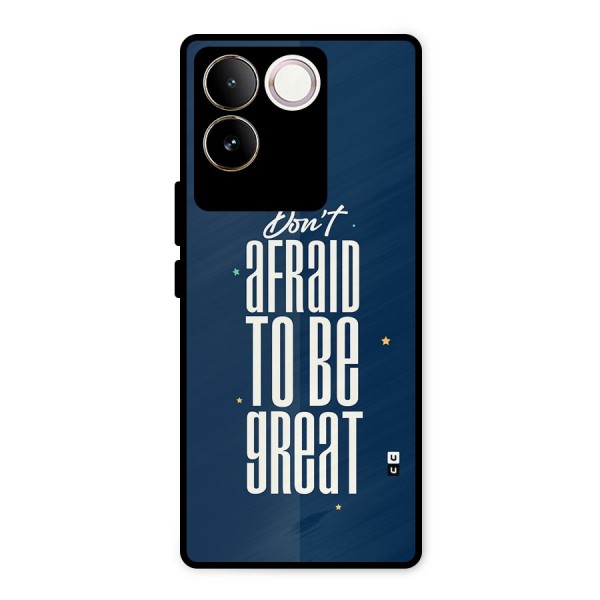 To Be Great Metal Back Case for Vivo T2 Pro