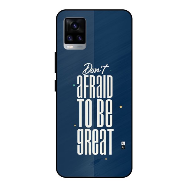 To Be Great Metal Back Case for Vivo V20 2021