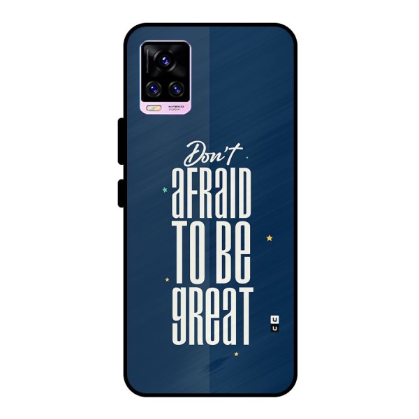 To Be Great Metal Back Case for Vivo V20 Pro