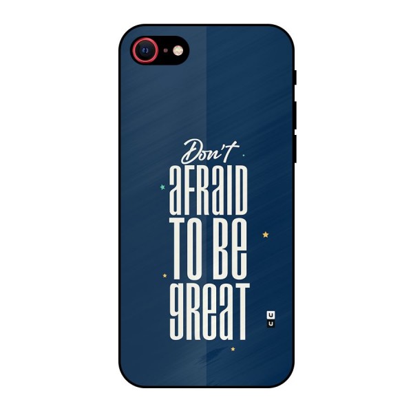 To Be Great Metal Back Case for iPhone 8