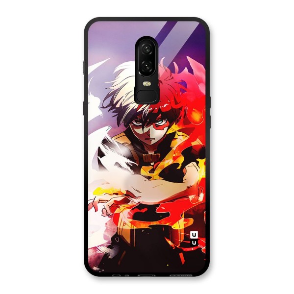 Todoroki Colors Glass Back Case for OnePlus 6