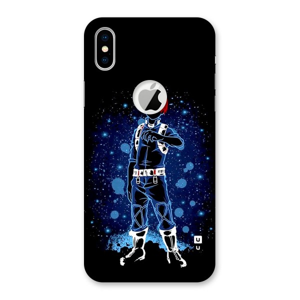 Todoroki Stance Back Case for iPhone XS Logo Cut