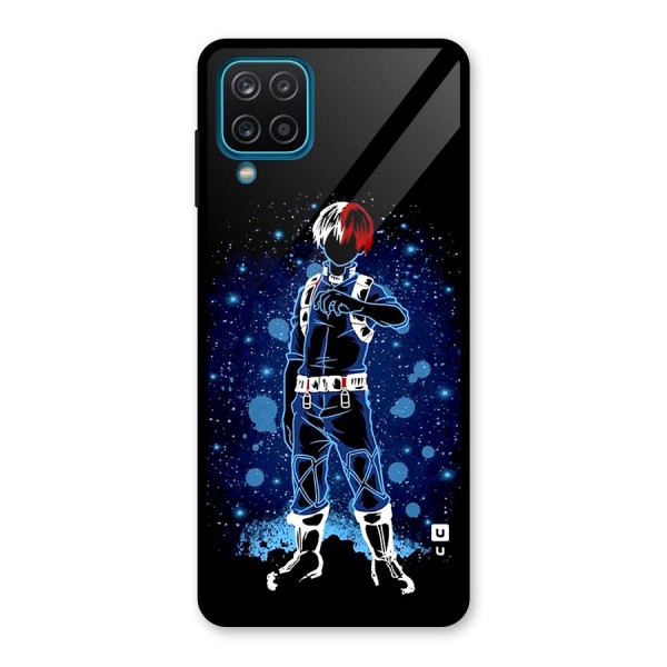 Todoroki Stance Glass Back Case for Galaxy A12