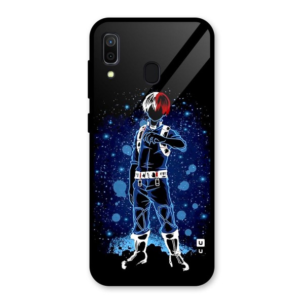 Todoroki Stance Glass Back Case for Galaxy A30