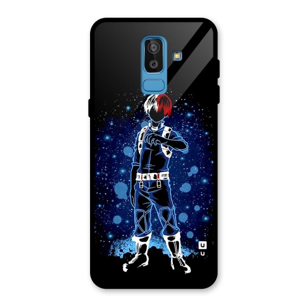 Todoroki Stance Glass Back Case for Galaxy J8