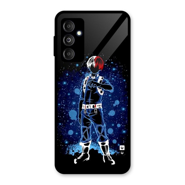 Todoroki Stance Glass Back Case for Galaxy M14 5G