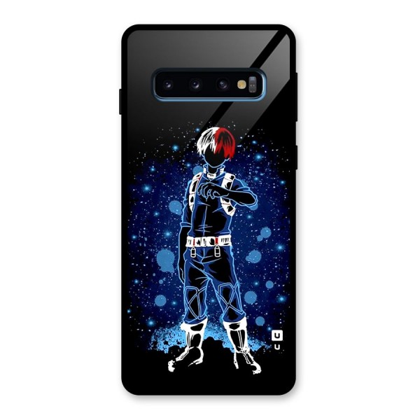 Todoroki Stance Glass Back Case for Galaxy S10