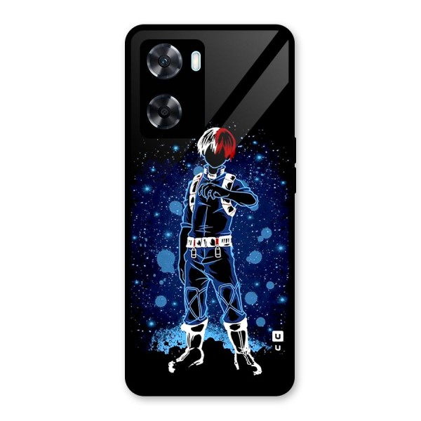 Todoroki Stance Glass Back Case for Oppo A77s