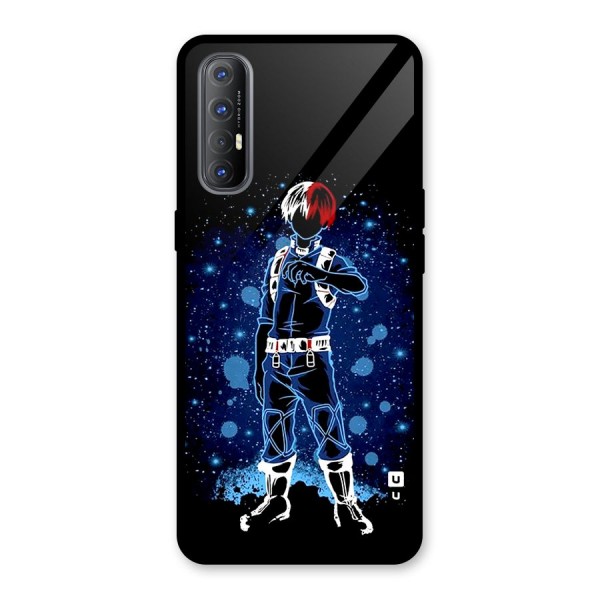 Todoroki Stance Glass Back Case for Oppo Reno3 Pro