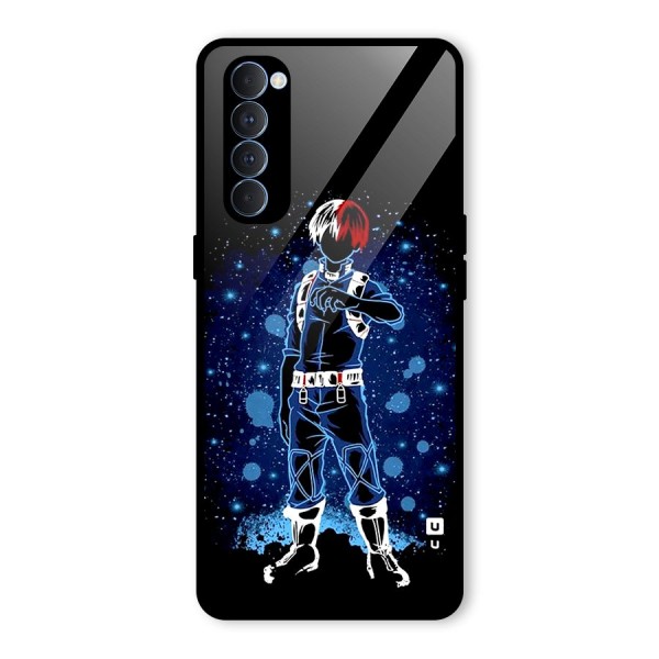 Todoroki Stance Glass Back Case for Oppo Reno4 Pro