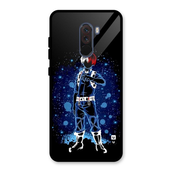 Todoroki Stance Glass Back Case for Poco F1