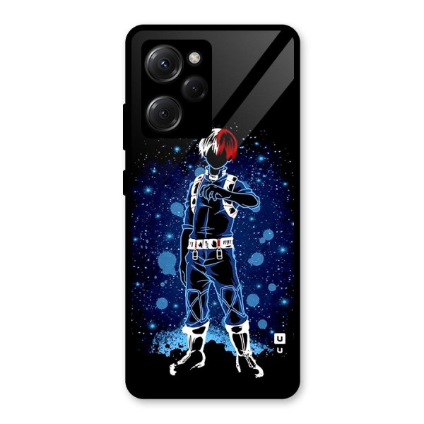 Todoroki Stance Glass Back Case for Poco X5 Pro