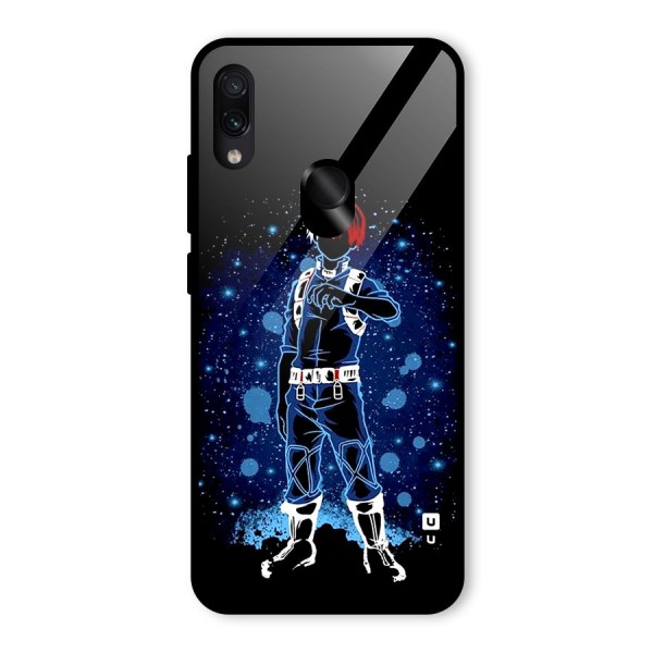 Todoroki Stance Glass Back Case for Redmi Note 7