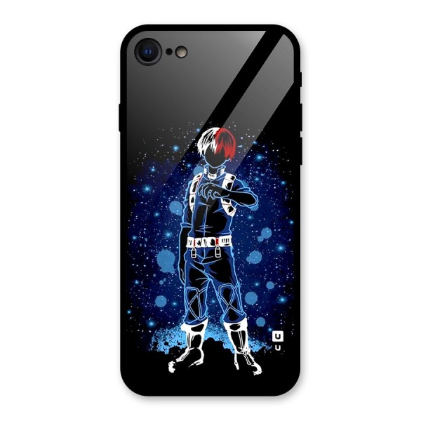 Todoroki Stance Glass Back Case for iPhone 8