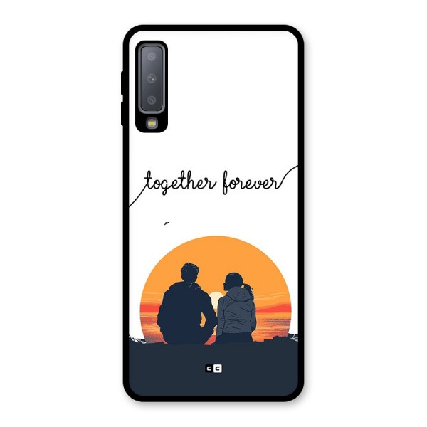 Together Forever Glass Back Case for Galaxy A7 (2018)