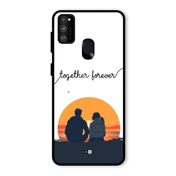 Together Forever Glass Back Case for Galaxy M30s