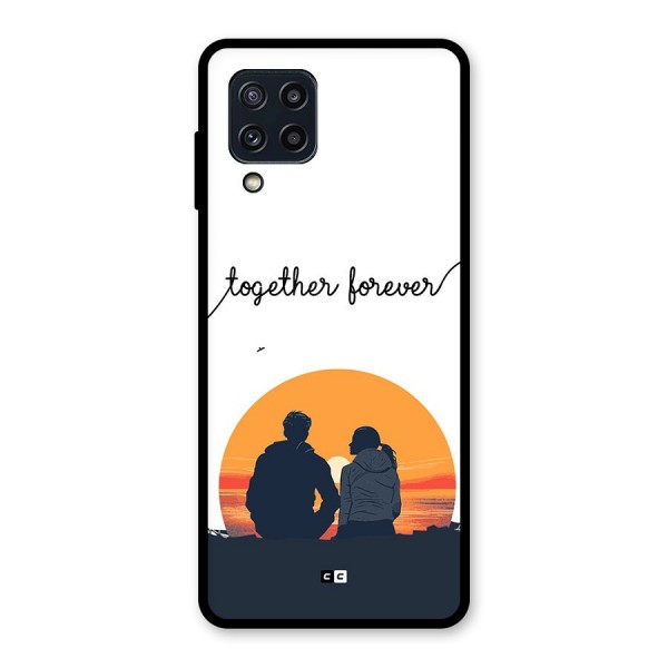 Together Forever Glass Back Case for Galaxy M32