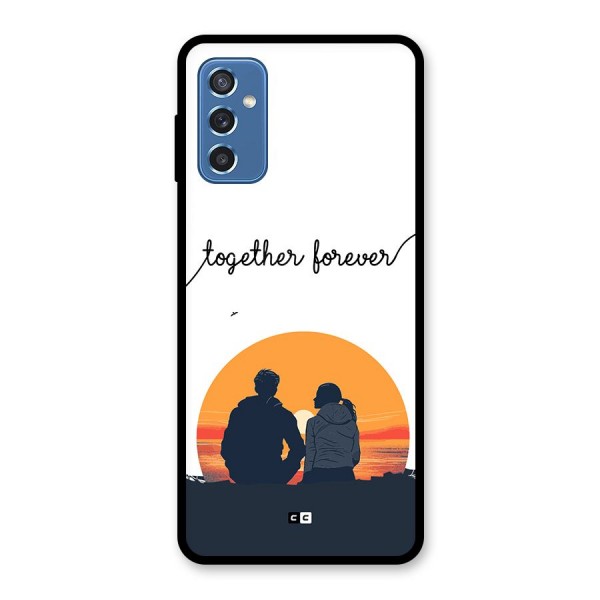 Together Forever Glass Back Case for Galaxy M52 5G