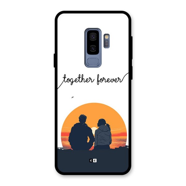 Together Forever Glass Back Case for Galaxy S9 Plus