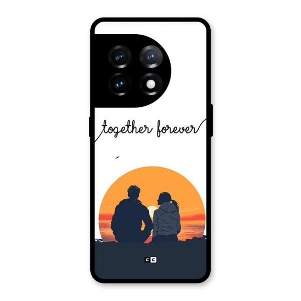 Together Forever Glass Back Case for OnePlus 11