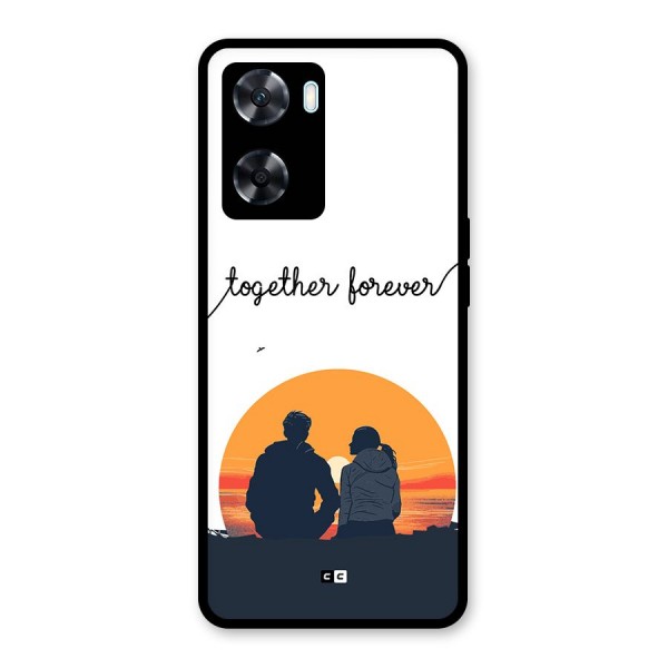 Together Forever Glass Back Case for Oppo A77