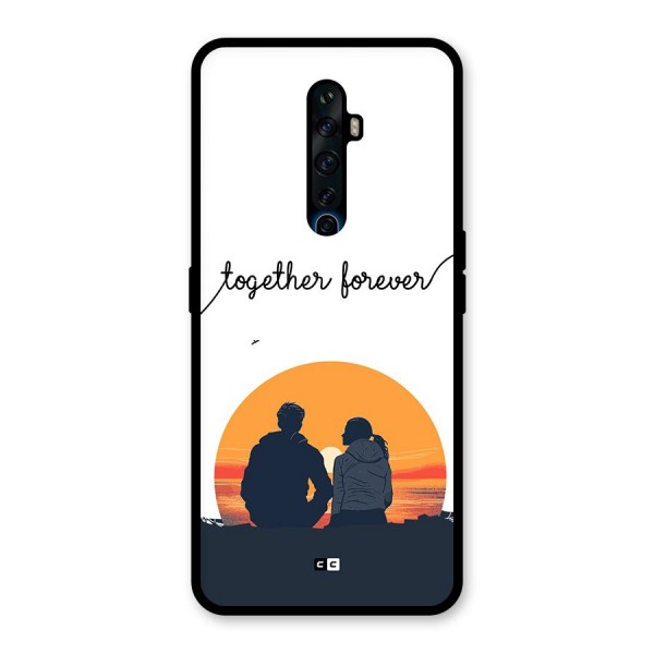 Together Forever Glass Back Case for Oppo Reno2 F