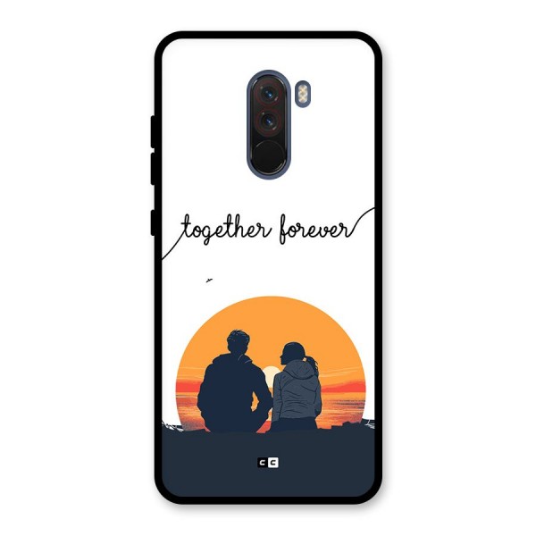 Together Forever Glass Back Case for Poco F1