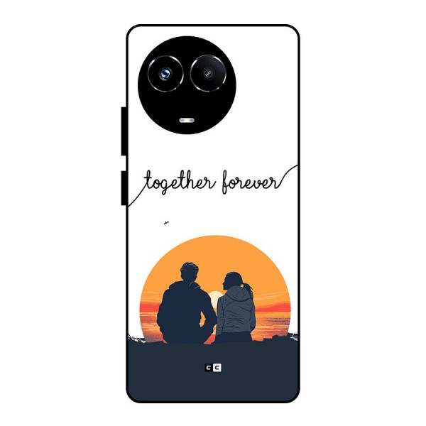 Together Forever Glass Back Case for Realme 11X