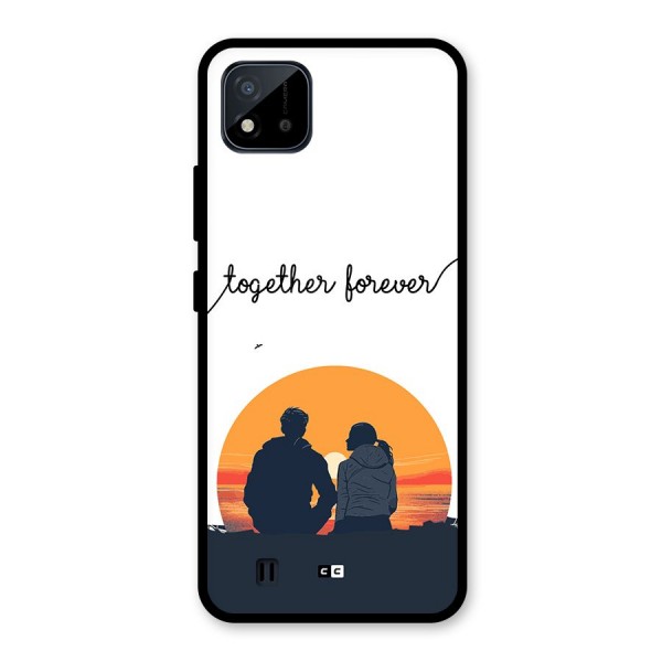 Together Forever Glass Back Case for Realme C11 2021