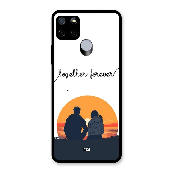 Together Forever Glass Back Case for Realme C15