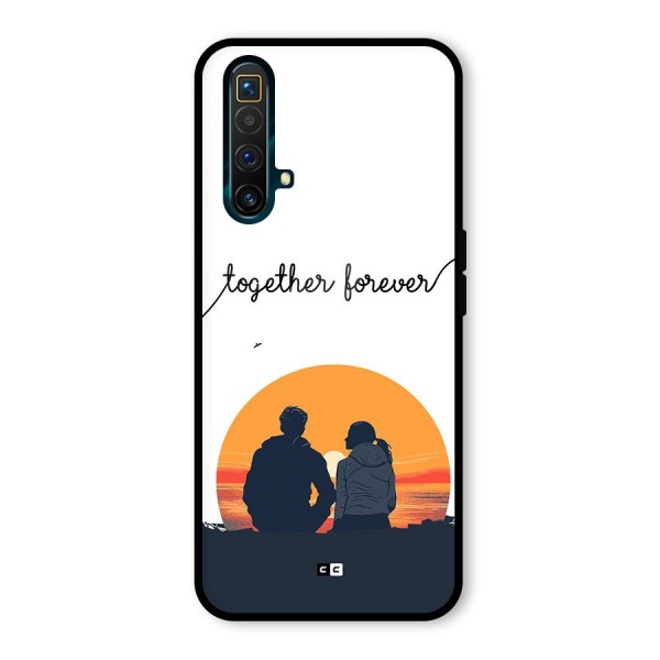 Together Forever Glass Back Case for Realme X3 SuperZoom