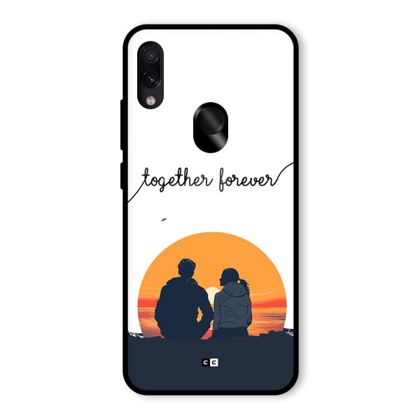 Together Forever Glass Back Case for Redmi Note 7