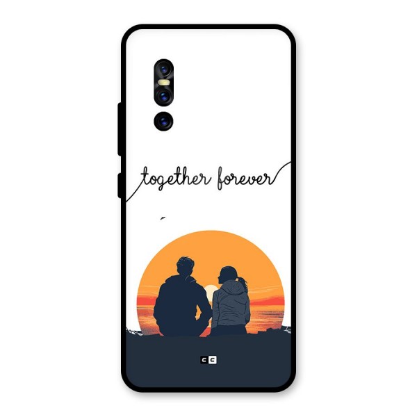 Together Forever Glass Back Case for Vivo V15 Pro