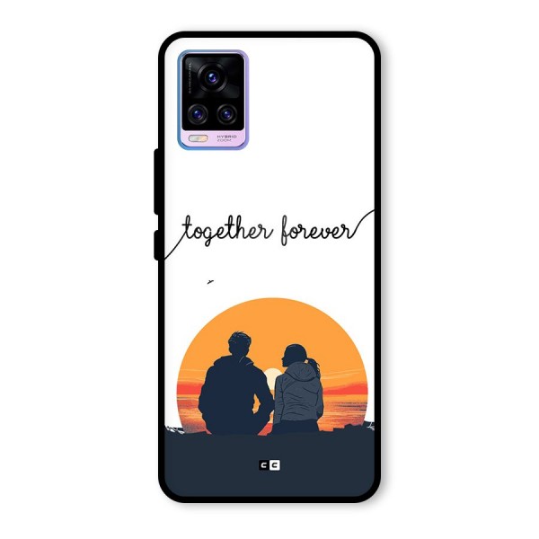 Together Forever Glass Back Case for Vivo V20 Pro