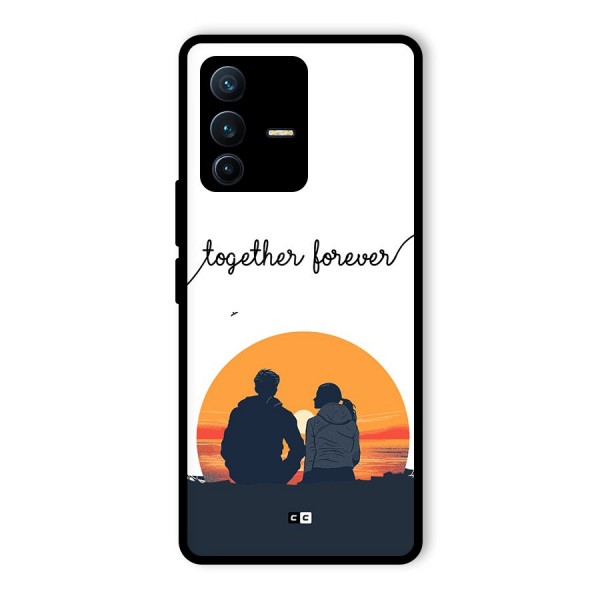 Together Forever Glass Back Case for Vivo V23 Pro