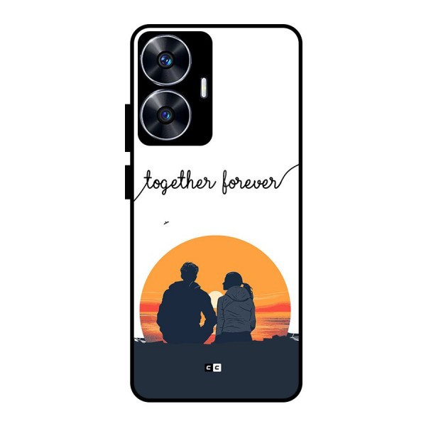 Together Forever Glass Back Case for realme C55