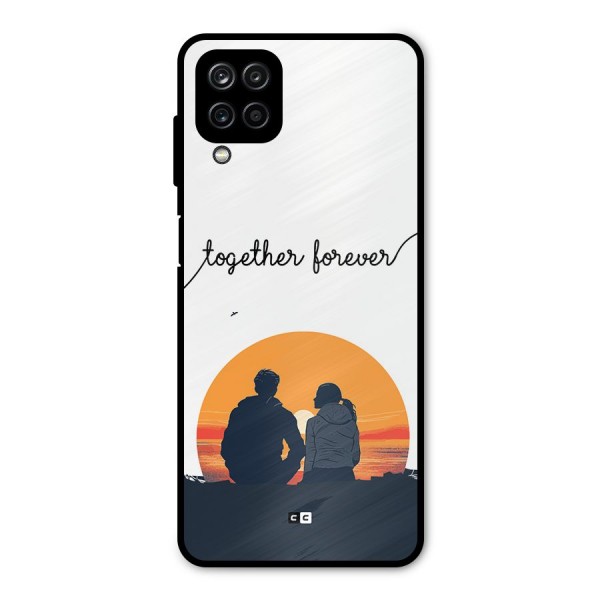 Together Forever Metal Back Case for Galaxy A12