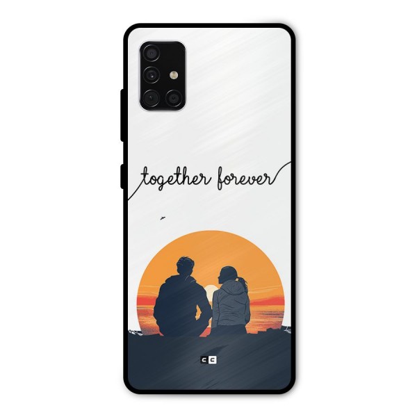 Together Forever Metal Back Case for Galaxy A51