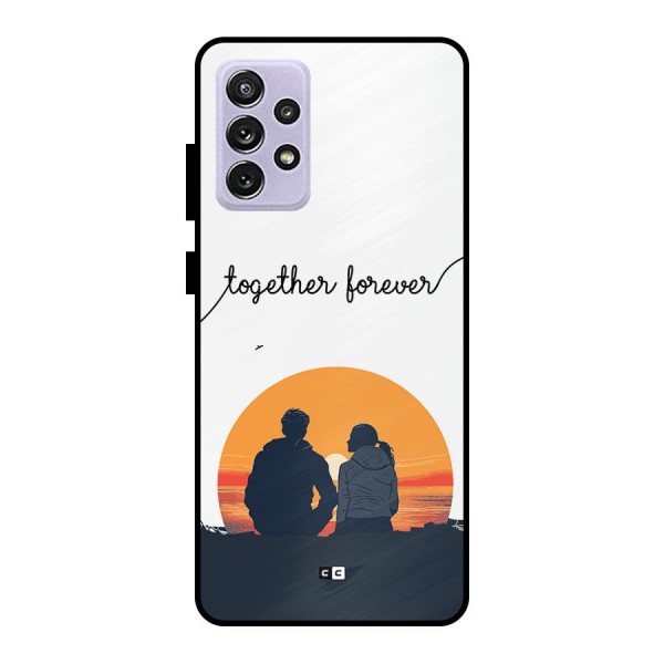 Together Forever Metal Back Case for Galaxy A72