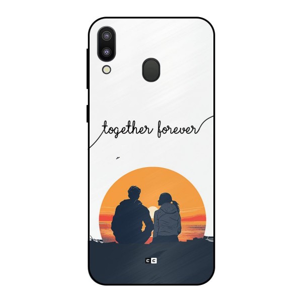 Together Forever Metal Back Case for Galaxy M20