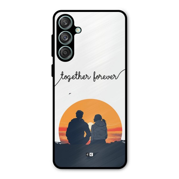 Together Forever Metal Back Case for Galaxy M55 5G