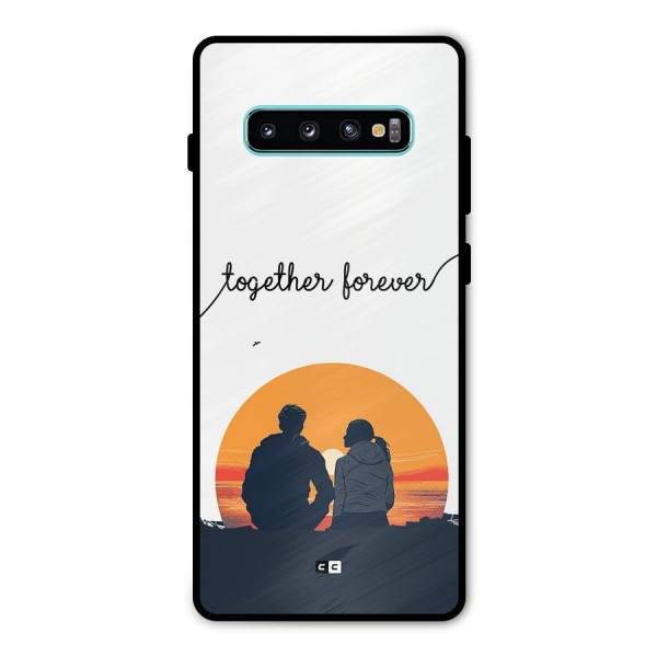 Together Forever Metal Back Case for Galaxy S10 Plus