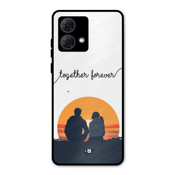 Together Forever Metal Back Case for Moto G84