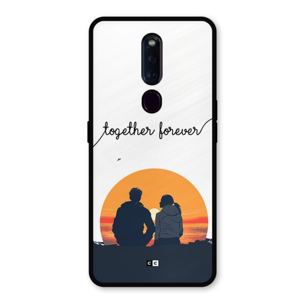 Together Forever Metal Back Case for Oppo F11 Pro