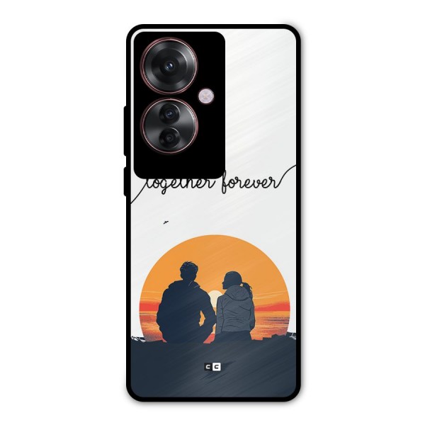 Together Forever Metal Back Case for Oppo F25 Pro