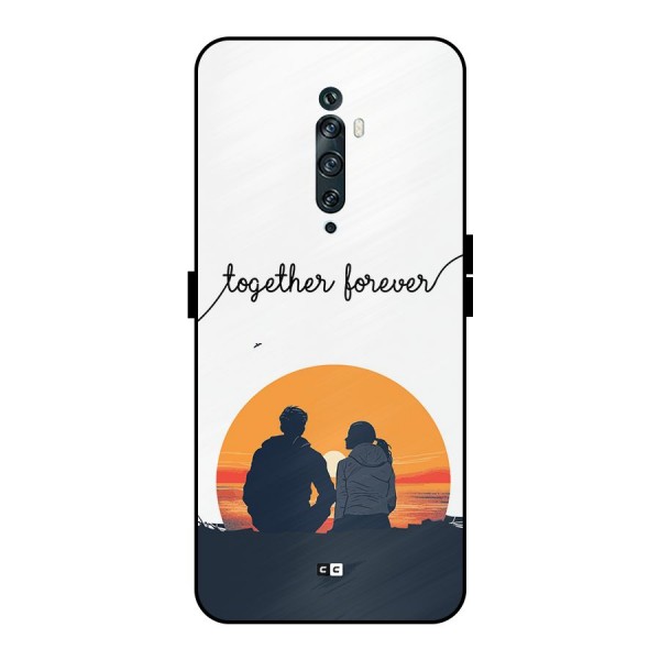 Together Forever Metal Back Case for Oppo Reno2 F