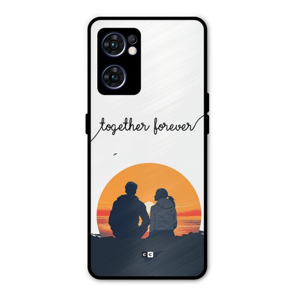 Together Forever Metal Back Case for Oppo Reno7 5G