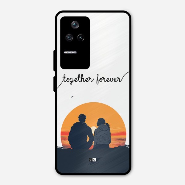 Together Forever Metal Back Case for Poco F4 5G